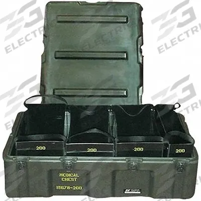 PELICAN Medical Tote Case: 32 3/4 in L x 20 7/8 in W x 12 5/8 in D, Polyethylene - Medical Hard Sided Cases