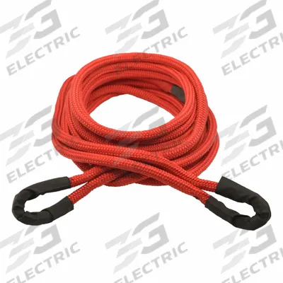 CATAPULT Recovery Rope: 20 ft Overall Lg, Nylon, Red, 8,800 lb Working Load Limit - Recovery Ropes