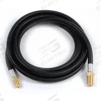 MILLER ELECTRIC Power Cable: 12 1/2 ft, 1-Piece, Rubber, 46V28R. Key specifications — Reference Number: 46V28R; Cable Material: Rubber; Brand: MILLER ELECTRIC.