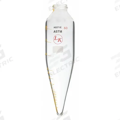 LK INDUSTRIES Centrifuge Tube: 100 mL, Centrifuge Tube, 18 mm Body Dia, 152.4 mm Overall Ht - Glass Centrifuge Tubes