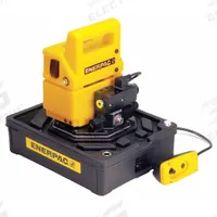 ENERPAC Hydraulic Pump: 10,000 psi Max. Op Pressure, 20 cu in/min Max. Flow Rate, 1/2 hp Max. HP (MPN PUD1100B). Key specifications — attr941810: PUD1100B; attr941814: Retract.