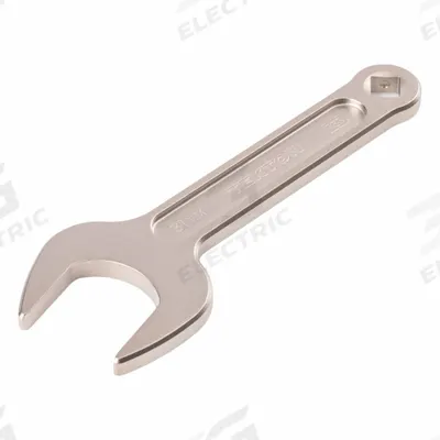 TEKTON Open End Wrench: Chromium Molybdenum Steel, Satin, 31 mm Head Size - Metric, Single End, Open End Wrenches