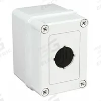 HOFFMAN Push Button Enclosure: 30mm, 1 Holes, Non-Metallic, NEMA 4X (MPN VM433-PBS1). Key specifications — attr211299: HOFFMAN; attr1043605: Washdown-Corrosion-Resistant.