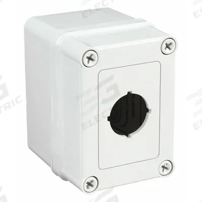 HOFFMAN Push Button Enclosure: 30mm, 1 Holes, Non-Metallic - Enclosures for 30mm Operators