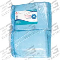 DYNAREX Disposable Underpad: Extra Heavy, Blue, 24 in Overall Wd, 200 PK (MPN 1342). Key specifications — Color: Blue; Absorption Level: Extra Heavy; Brand: DYNAREX; Features: Non-Skid Backing.
