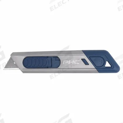 PACIFIC HANDY CUTTER, INC Safety Knife: 6 in Overall Lg, Plain, 1 1/4 in Overall Wd - Automatic Retracting Utility Knives