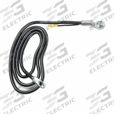 GROTE Battery Cable: Side Terminal Cable, 4 ga Wire Size, 65 in Overall Lg, Black - Battery Cables