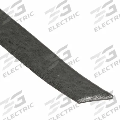 PEMKO Smoke Seal: Bulb, Self-Adhesive Mounting, Std, Elastomeric/Graphite, 18 ft Overall Lg - Fire Door Seals & Shims