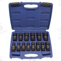 WESTWARD Impact Socket Set: 1/2 in Drive Size, Small Set (0-50 pieces) Set Size, 14 Pieces, SAE (MPN 4PRH5). Key specifications — attr1204251: WESTWARD; attr1215453: 1/2 in; attr1215454: 7/16 in to 1-1/4 in.