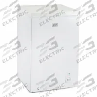 BLACK & DECKER Chest Freezer: White, 3.5 cu ft Capacity, 33 1/2 in x 21 1/2 in x 21 3/4 in (MPN BCFK356). Key specifications — attr1282519: No; attr1282541: BLACK & DECKER.
