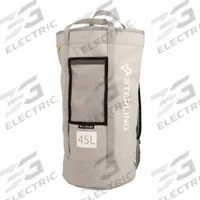 STERLING ROPE Rope Bag: Gray, Rope Tie-Off, 23 1/2 in Overall Ht, 12 in Overall Dia (MPN MDBAGROPE3GY45). Key specifications — Features: Rope Tie-Off; Material: Polyester; Color: Gray.