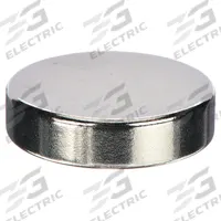 APPROVED VENDOR Rare Earth Magnet: Neodymium, 1 in Outside Dia, 0.187 in Thick, Disc Magnet, 35 (MPN 2VAF1). Key specifications — Color: Silver; Max Pull Force: 14.5 lbf.