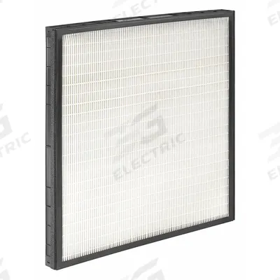 GRAINGER Minipleat Air Filter: 24 in x 24 in x 2 in, Synthetic, Plastic, No Header - MERV 13 Minipleat Air Filters