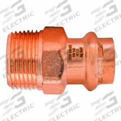 QUICKFITTING SUREPRESS Crimp Adapter Fitting: 1/2 in CTS x 3/4 in Pipe size, Press-fit x MNPT (MPN SPWM12R). Key specifications — Brand: QUICKFITTING SUREPRESS; Broad - Material for Bullet: Copper Or Bronze; Fitting Size: 1/2 in CTS x 3/4 in Pipe; Brand - Broad: QUICKFITTING SUREPRESS.