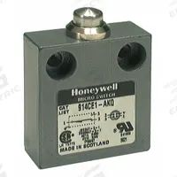 HONEYWELL Non Plug-In Limit Switch: Plunger Actuator, Metallic, Plunger, 2 Mounting Holes, 914CE (MPN 914CE1-9). Key specifications — Manufacturer Part Number: 914CE1-9; Brand: HONEYWELL; Electrical Connection: 9 ft Cable; Series: 914CE; Body Material Type: Metallic; Actuator Type: Plunger.