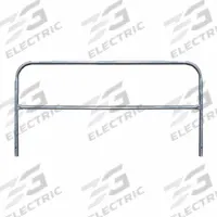 GARLOCK SAFETY SYSTEMS Leg Rails: 10 ft x 42 in, 20 in Mid-Rail Ht, Permanent, Guardrail, Gray (MPN 408565G). Key specifications — Fold-Down Capable: No; Guardrail Component: Guardrail; Material: Steel; Color: Gray; For Use With: 405500S; Installation Type: Permanent; Brand: GARLOCK SAFETY SYSTEMS.