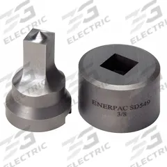 ENERPAC Punch and Die Set: 5/16 in Bolt Size (In.), 0.31 Cold Rolled C-1018, 0.38 in Boilerplate (MPN SPD549)