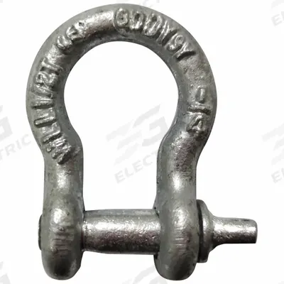 APPROVED VENDOR Anchor Shackle: Anchor Shackle, 1,000 lb Working Load Limit, Carbon Steel - Anchor Shackles for Lifting