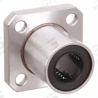 NB Linear Square Flange Mount Bearing: Single, SWK, 1/2 in ID, 1.75 in Flange Wd (MPN SWK8GUU). Key specifications — Material: Resin.