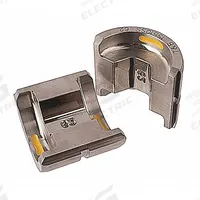 THOMAS & BETTS Upper and Lower Crimping Die: 250 kcmil Copper, Copper & Aluminum Connectors, 1 Sizes (MPN 15510SS). Key specifications — attr511073: Copper & Aluminum Connectors; attr511072: Code; attr473934: THOMAS & BETTS; attr511065: Color-Keyed; attr511069: Yellow; attr542116: 250 kcmil Copper; attr511067: TBM62PCR-LI.