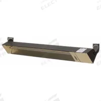 FOSTORIA Outdoor/Indoor Quartz Infrared Heater, Brown, 3000W 208V: 3000W Watt Output, 208V AC (MPN OCH57-208VE). Key specifications — Wattage Output: 3000W; Voltage: 208V AC; Brand: FOSTORIA; Electrical Connection: Hardwired; Element Type: Quartz Tube; Housing Color: Bronze; Housing Material: Galvanized Steel; Overall Dimensions - L x W x D: 58 in x 5-3/8 in x 6-1/2 in.