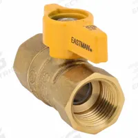 APPROVED VENDOR Manual Two-Way Ball Valve: 1/2 in, Brass, Straight, FIP x FIP, Full Port Ball Port (MPN 60009). Key specifications — Brand: APPROVED VENDOR; Handle: Lever.