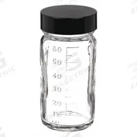 APPROVED VENDOR Mixing/Storage/Sampling Bottle: 60 mL, 38-400, Colorless, 48 Bottles, 42 mm Body Dia (MPN GLC-01493). Key specifications — Brand: APPROVED VENDOR; Graduated: Yes; Pre-Cleaned: None; Body Color: Colorless; Screw Closure Size: 38-400.