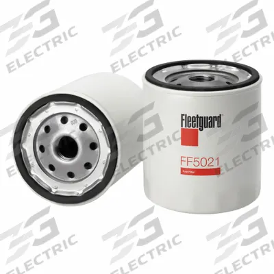 FLEETGUARD Fuel Filter: Spin-On, 4 5/16 in Overall Lg, 3 11/16 in Outside Dia - Spin-On Fuel Filters