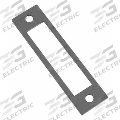NATIONAL GUARD Door Strike Plate: ASA, 4 7/8 in Lg, 1/8 in Wd - Strike Plate Shims