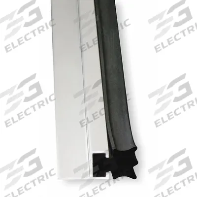 PEMKO Door Weatherstripping: Bulb Insert, 3 ft Lg, 1 9/16 in Wd - Metal Leaf Weatherstripping