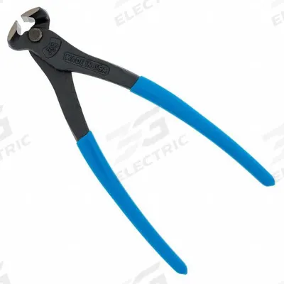 CHANNELLOCK End Cutting Nippers: 8 1/4 in Overall Lg, For 0.09 in Max Wire Thick - General Purpose Nippers