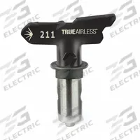 GRACO Airless Spray Gun Tip: Tips for Airless Spray Guns, Airless Spray Gun Tip, 0.011 in Tip Size (MPN TRU211). Key specifications — Product Type: Airless Spray Gun Tip; Compatible with Manufacturer Model Number: 257025; Brand: GRACO; Includes: Replacement Single Seal; Color: Black; Compatible with Series: ProX17 Cart; Product Grouping: Tips for Airless Spray Guns.
