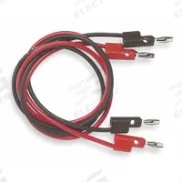 POMONA Test Leads: Black/Red Electrical Current Color, Banana Plug, 36 in Lg, Polypropylene (MPN B-36-02). Key specifications — attr1330521: POMONA.