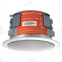 SOUNDTUBE In-Ceiling Speaker: Passive, 2-Way, 16 ohm Impedance, 7 1/2 in Overall Wd, CM42-EZS-II-WH. Key specifications — For Location: Indoor; Power Style: Passive.