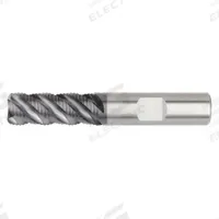 WIDIA HANITA Roughing End Mill: Carbide, AlTiN Coated, 4 Flute, 1/2" Mill Dia, 5/8" LOC, 0.04" Rad (MPN 4M4R13005XW)