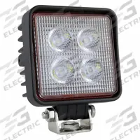 GROTE Small square work lamp: Square, Spot, LED, Bracket, Blunt Cut Wires, Garbage Trucks/Tow Trucks (MPN BZ211-5). Key specifications — Housing Color: Black; Brand: GROTE; Electrical Connection: Blunt Cut Wires.