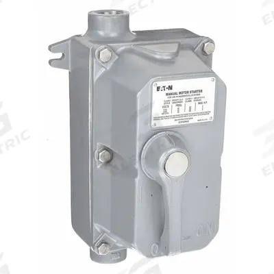 EATON Manual Motor Starter: Non-Reversing, 3 Poles, NEMA Size M-0, 30 A - Enclosed Non-Reversing Starters with Thermal Overloads