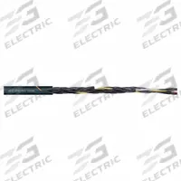 CHAINFLEX Control Cable: 16 AWG, 18 Conductors, Order by the Foot, TPR Jacket, 1,000 V (MPN CF9-UL-15-18). Key specifications — Conductor Material: Copper; Conductor Configuration: Single; Minimum Bend Radius Factor - Fixed: 3 x OD; Minimum Bend Radius Factor - Flexible: 4 x OD; Includes Ground: Yes; Minimum Bend Radius Factor - E-Chain: 5 x OD; Resistance Properties: Oil and Grease Resistant; Standards: IPA 14644-1.