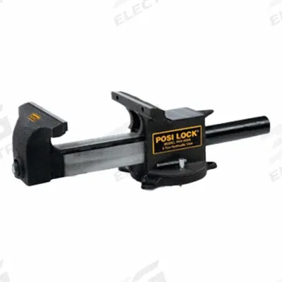 POSI LOCK Hydraulic Bench Vise: 5 ton, 8 in Max Jaw Opening - Hydraulic Bench Vises