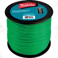 MAKITA String Trimmer Line: Co-Polymer Nylon, 0.08 in Dia, 1,200 ft Overall Lg, Round, Green (MPN T-03377). Key specifications — Brand: MAKITA; Compatible Product Type: Standard Trimmer Head; Material: Co-Polymer Nylon.