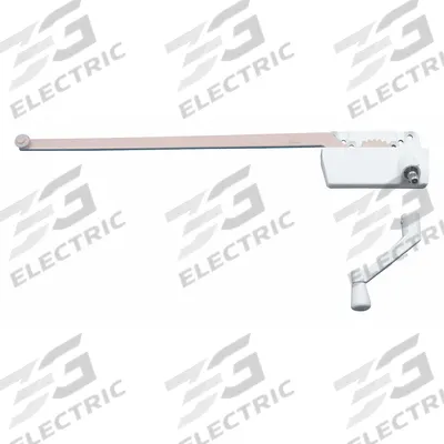 PRIME-LINE Window Operator: Crank, Handle Included, Left-Hand, Surface, White - Awning & Casement Window Operators & Handles