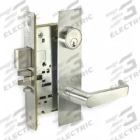 ASSA ABLOY ACCENTRA Door Lockset: Classroom Lever Locksets, Chrome, ADA Compliant (MPN AUCN88182FL x 626 x YMS). Key specifications — Ligature Resistance: Not Ligature-Resistant; Brand: ASSA ABLOY ACCENTRA; Visual Indicator Message: No Message; Lockset Style: Augusta; ADA Compliant: Yes; Finish: Satin Chromium-Plated.