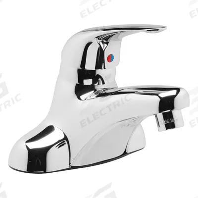 ZURN Low Arc Bathroom Faucet: AquaSpec, Brass, Chrome Finish, 2.2 gpm Flow Rate - Centerset Handle Bathroom Faucets