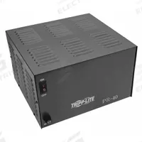 TRIPP LITE DC Power Supply: Precision Regulated AC-to-DC Conversion, 120 V AC Input Volt - Max, LED (MPN PR 40). Key specifications — Calibration Certificate Type: Not Certified; Manufacturer Part Number: PR 40; Brand: TRIPP LITE; Power Supply Type: Precision Regulated AC-to-DC Conversion.