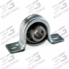 DAYTON Pillow Block Bearing: 5/8 in Bore, Steel, Set Screws, 15/16 in Shaft Ht, 4.187 in Overall Lg (MPN 2X898). Key specifications — Brand: DAYTON; Maximum Speed: 5,000 RPM; Mounting Bolt Size: 7/16 in; System of Measurement: Inch.