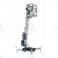 JLG Mobile Personnel Lift: Battery, Push-Around, 24.8 ft Elevated Platform Ht, 26 in x 28 in (MPN 25AM-DC). Key specifications — attr1045274: JLG; attr1045277: Battery Charger.