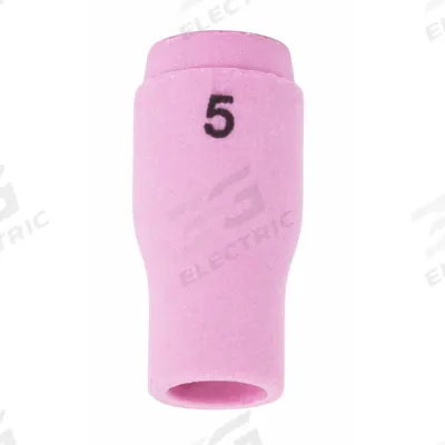 LINCOLN ELECTRIC Nozzle: Alumina, No. 5, Std - Standard Nozzles