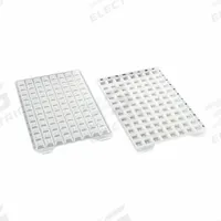 MTC BIO Sealing Mat: Square, 96 Wells, White, - Opening, Silicone, 8.4 mm Well Opening Size (MPN D3320-9S). Key specifications — attr1383125: MTC BIO; attr1383132: Not Pre-Slit; attr1383135: - Opening; attr1383140: Square; attr1383126: White; attr1383129: Sterile.