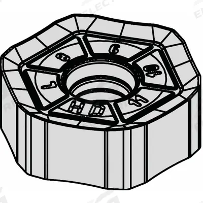 WIDIA Hexagon Milling Insert: HNPJ53511ANSNHD, HNPJ090543ANSNHD (MPN 3670866) - Machining