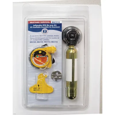 MUSTANG SURVIVAL Rearming Kit: MD3183-PFD/MD3188-PFD (MPN MA7214-0-0-102) - Rearming Kits for Inflatable Personal Flotation Devices